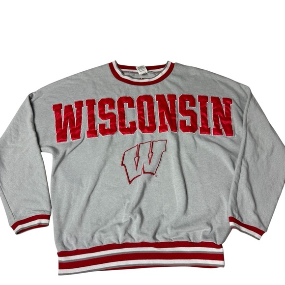 Wisconsin Badgers Crewneck sweatshirt oversized - Picture 1 of 11